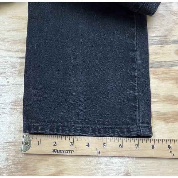 Levis Mens 550 Relaxed Fit Black Jeans Size 34x30 (32X30) Denim Pants Vintage - Picture 10 of 11
